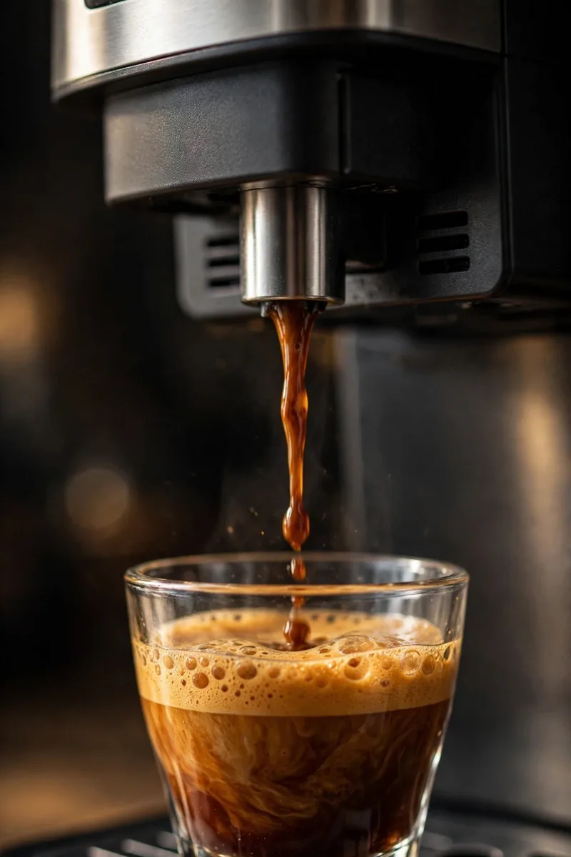 Kaffeevollautomat in der Küche